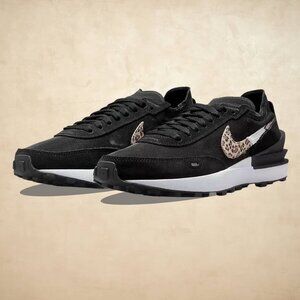 Nike Women's Gymnastics Shoe Waffle One Size 8, Leopard